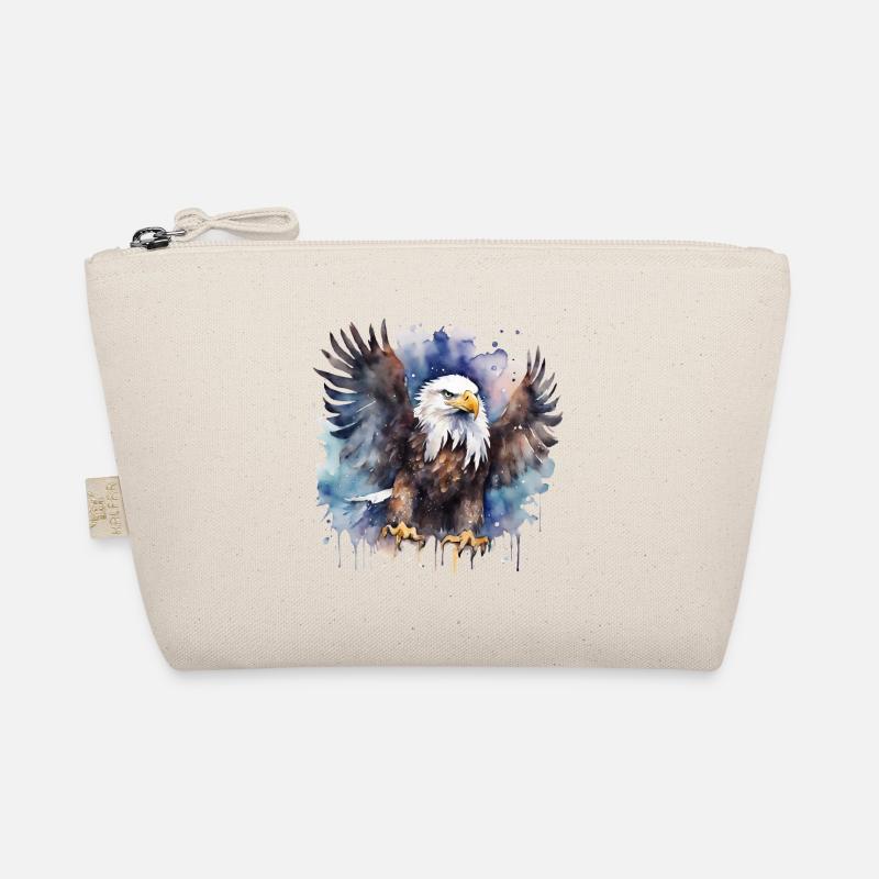 Adler fliegend Krafttier Bio-Täschchen