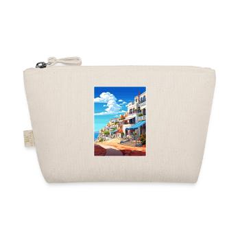 Albufeira Portugal Cascais Vintage Travel Poster - Organic Pouch - nature - Front