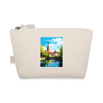 Stuttgart Allemagne Vintage voyage affiche Souvenir - Trousse biologique - nature - Devant