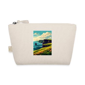 Falaises de Moher Irlande Vintage voyage affiche WPA - Trousse biologique - nature - Devant