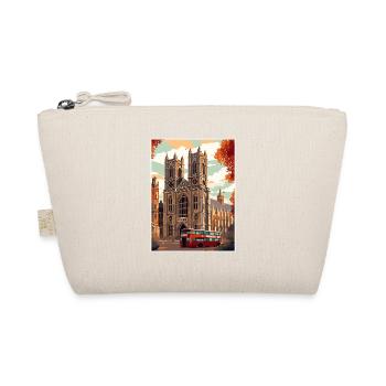 Westminster Abbey London Vintage Reiseposter WPA - Bio-Täschchen - Natur - Vorne