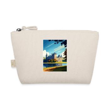 Inveraray Castle Schottland Vintage Reiseposter - Bio-Täschchen - Natur - Vorne