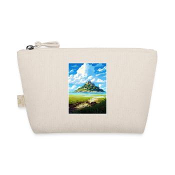 St Michaels Mount Cornwall Vintage Reiseposter - Bio-Täschchen - Natur - Vorne