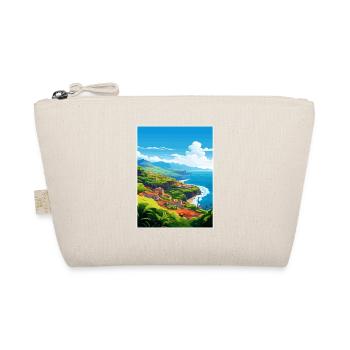 Madeira Portugal Vintage Travel Poster Souvenir - Organic Pouch - nature - Front