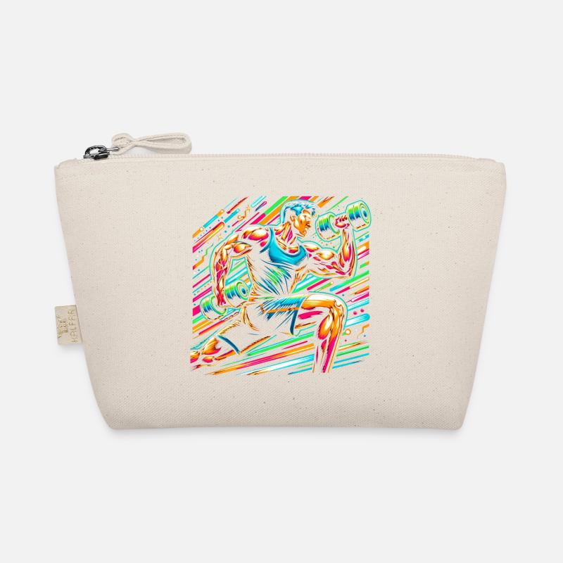 Muscle Strength: Bicep Curls Artwork Organic Pouch