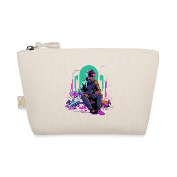 VR Gaming Zen: Digital Relaxation Art - Organic Pouch - nature - Front