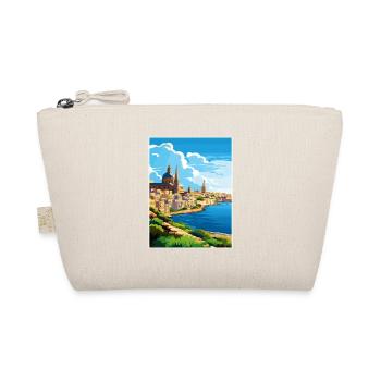 Malta Vintage Reiseposter WPA Souvenir - Bio-Täschchen - Natur - Vorne
