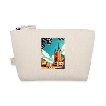 Krakau Polen Vintage Reiseposter WPA Souvenir - Bio-Täschchen - Natur - Vorne