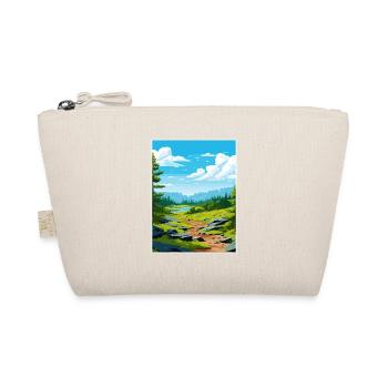 Serra Da Estrela Portugal Vintage Travel Poster - Organic Pouch - nature - Front