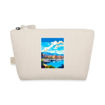 Monaco Vintage Reiseposter WPA Souvenir - Bio-Täschchen - Natur - Vorne