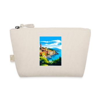Portofino Italy Vintage Travel Poster WPA Souvenir - Organic Pouch - nature - Front