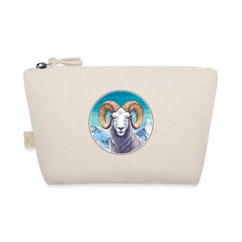 Widder Aquarell Karikatur Kawaii Haustier Tier Bunt - Bio-Täschchen - Natur - Vorne
