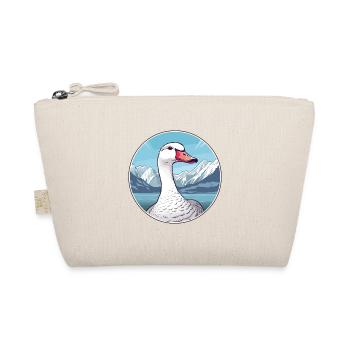 Goose Watercolor Cartoon Kawaii Pet Animal Colorfu - Organic Pouch - nature - Front