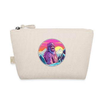Big Foot Watercolor Cartoon Kawaii Pet Animal Colo - Organic Pouch - nature - Front