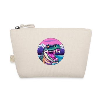 Crocodile aquarelle dessin animé kawaii animal de compagnie Col - Trousse biologique - nature - Devant