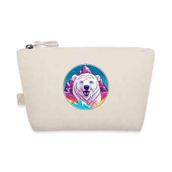 Ours polaire aquarelle dessin animé Kawaii animal de compagnie Co - Trousse biologique - nature - Devant