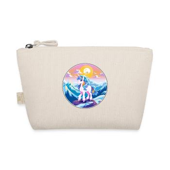 Pony Watercolor Cartoon Kawaii Pet Animal Colorful - Organic Pouch - nature - Front