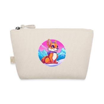 Eichhörnchen Aquarell Karikatur Kawaii Haustier Tier Colo - Bio-Täschchen - Natur - Vorne