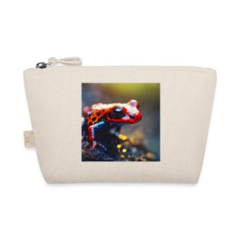 Bunter Frosch - Bio-Täschchen - Natur - Vorne