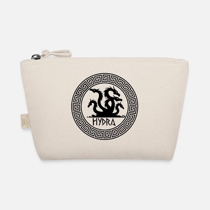 Schwarzes Hydra-Symbol - Bio-Täschchen - Natur
