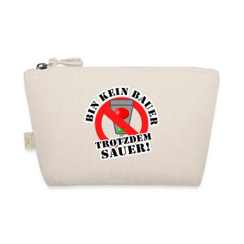 Bin kein Bauer trotzdem sauer! - Bio-Täschchen - Natur - Vorne