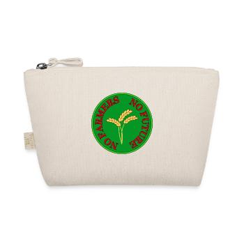 No Farmers, no future. Protest Slogan Peasant Protest - Organic Pouch - nature - Front