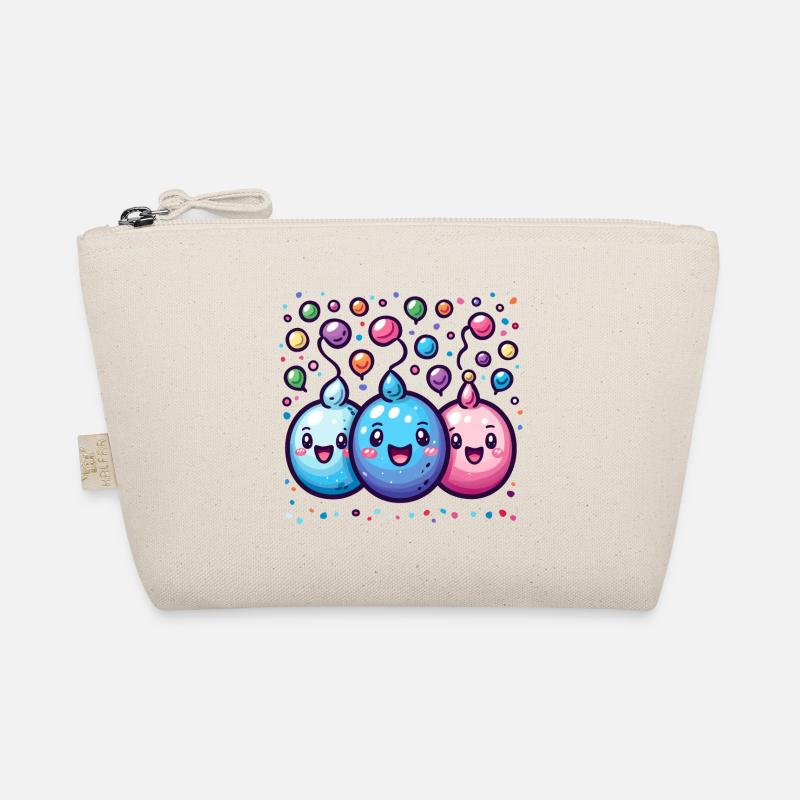 Carnival joy with confetti Organic Pouch