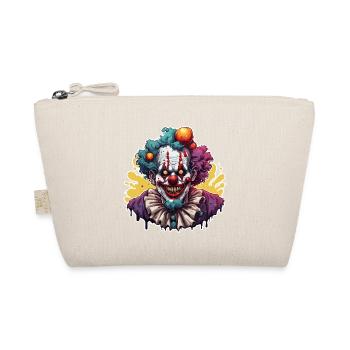 Horror Clown / Circus / Funny / Show / Halloween - Organic Pouch - nature - Front