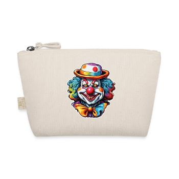 Clown / Circus / Carnival / Carnival / Playful - Organic Pouch - nature - Front