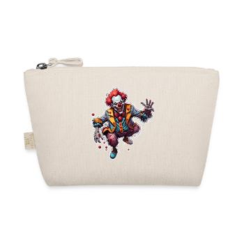 Horror Clown / Circus / Funny / Show / Halloween - Organic Pouch - nature - Front