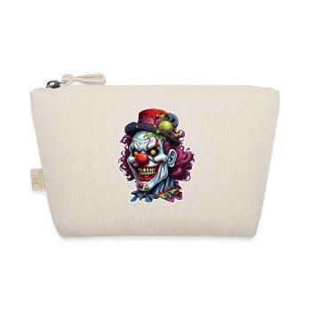 Horror Clown / Circus / Funny / Show / Halloween - Organic Pouch - nature - Front