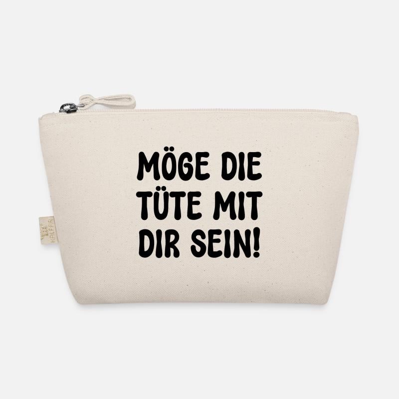 MÖGE DIE TÜTE MIT DIR SEIN! SPRUCH BEUTEL TASCHE Bio-Täschchen