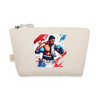 Boxer / Sports / Fight / Arena / Boxing Ring / Fists - Organic Pouch - nature - Front