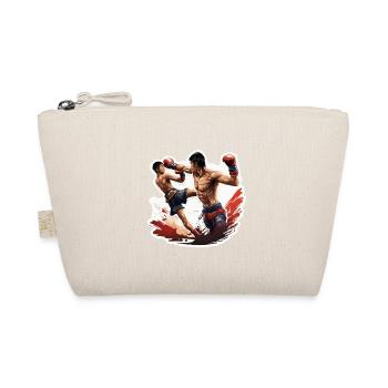Boxer / Sports / Fight / Arena / Boxing Ring / Fists - Organic Pouch - nature - Front
