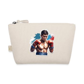 Boxer / Sports / Fight / Arena / Boxing Ring / Fists - Organic Pouch - nature - Front