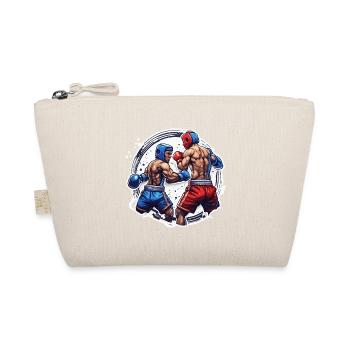 Boxer / Sports / Fight / Arena / Boxing Ring / Fists - Organic Pouch - nature - Front
