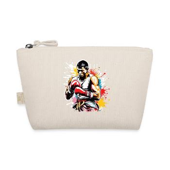 Boxer / Sports / Fight / Arena / Boxing Ring / Fists - Organic Pouch - nature - Front