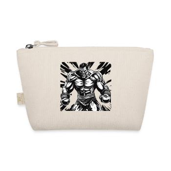 Boxer / Sports / Fight / Arena / Boxing Ring / Fists - Organic Pouch - nature - Front