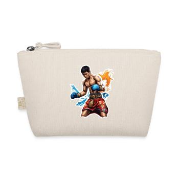 Boxer / Sports / Fight / Arena / Boxing Ring / Fists - Organic Pouch - nature - Front