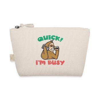 I don't care about indifference statement attitude - Organic Pouch - nature - Front