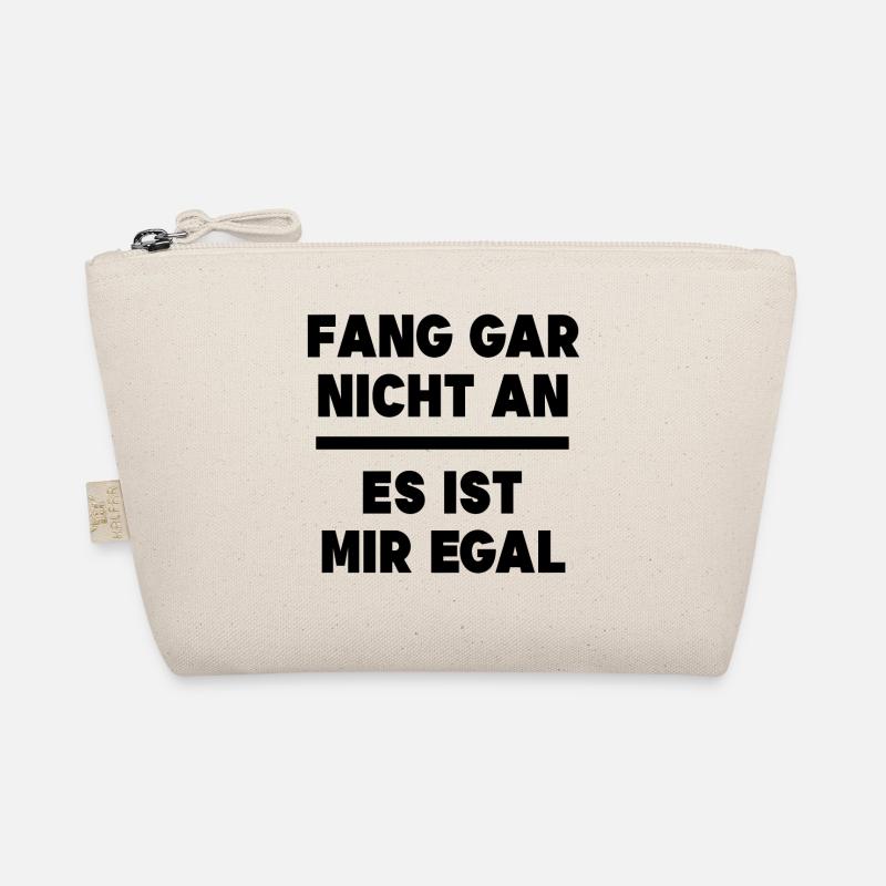 Ist Mir Egal Statement Relax Gleichgültig Bio-Täschchen
