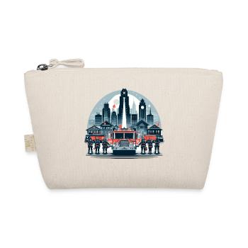 Firefighters City Gift - Organic Pouch - nature - Front