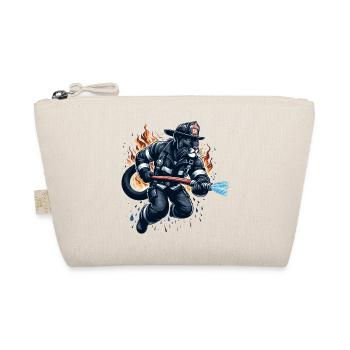 Fire Brigade Panther Jaguar Gift - Organic Pouch - nature - Front