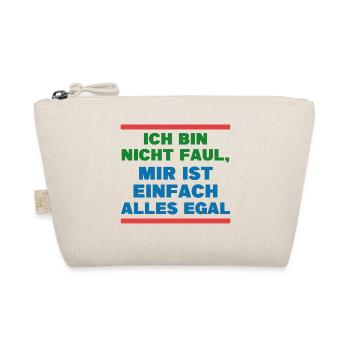 Haltung Statement Ist Mir Wurscht Egal - Bio-Täschchen - Natur - Vorne