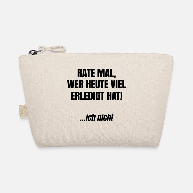 I don't care Funny Statement Attitude Organic Pouch