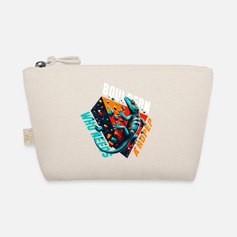 Bouldern Gecko Seil? Geschenk Bio-Täschchen