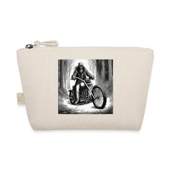 Biker / Motorrad Fahrer / Biker / Zweirad / Cross - Bio-Täschchen - Natur - Vorne