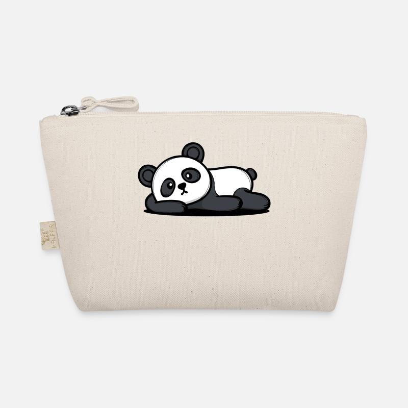 Is Mir Egal Statement Panda Gleichgültig Bio-Täschchen