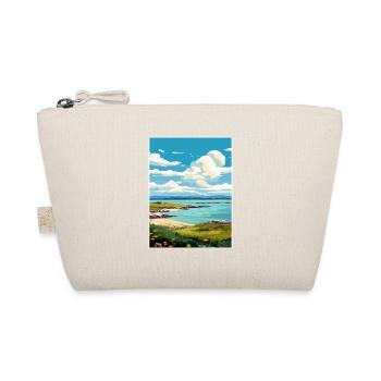 Isle Of Gigha Schottland Vintage Reiseposter WPA - Bio-Täschchen - Natur - Vorne