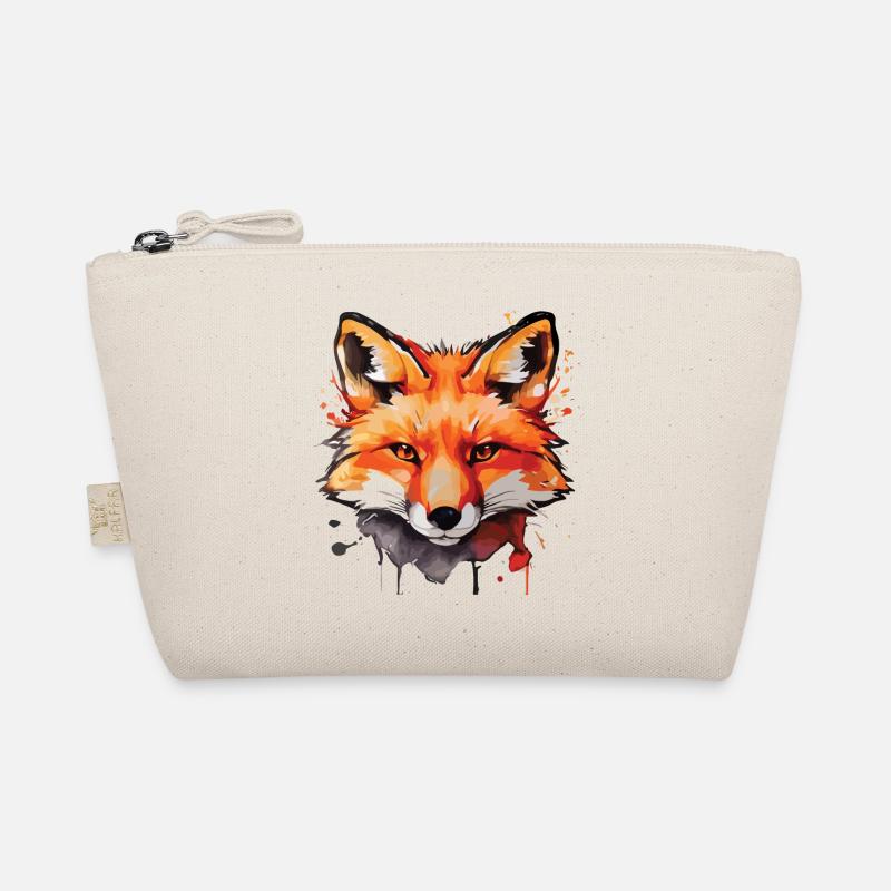 Cute Fox Organic Pouch